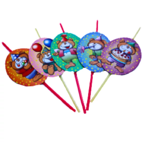 Macis party papír szívószál 10db-os kiszerelésben