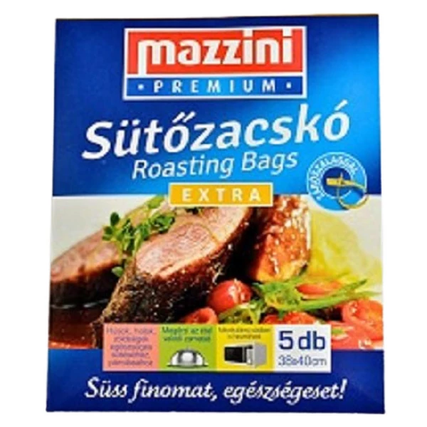 Mazzini premium normál sütőzacskó 25x38cm 8db-os kiszerelésben