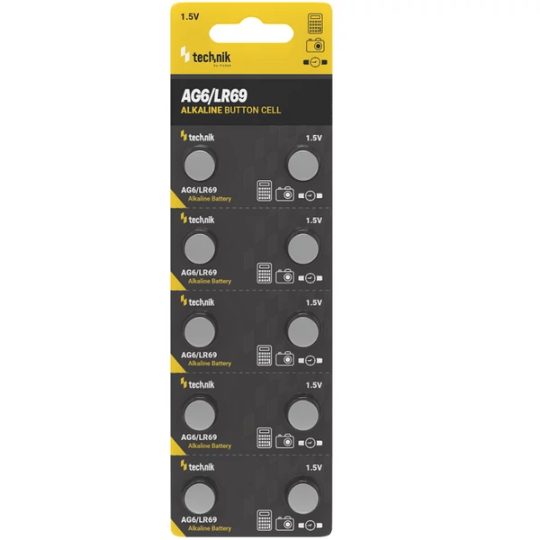 Technik gombelem 10db-os kiszerelésben AG6 LR69
