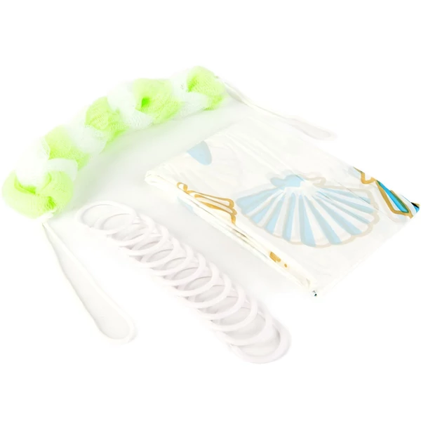 Family zuhanyfüggöny szett pamaccsal 3 féle változatban 180x180cm 11526A