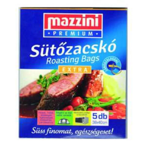 Mazzini premium exra sütőzacskó 38x40cm 5db-os kiszerelésben