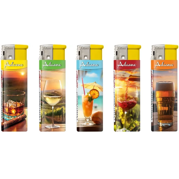 Elektromos ital mintás öngyújtó 50 db-os 1881070 