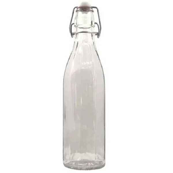 Pálinkásüveg csattal 0,5 L