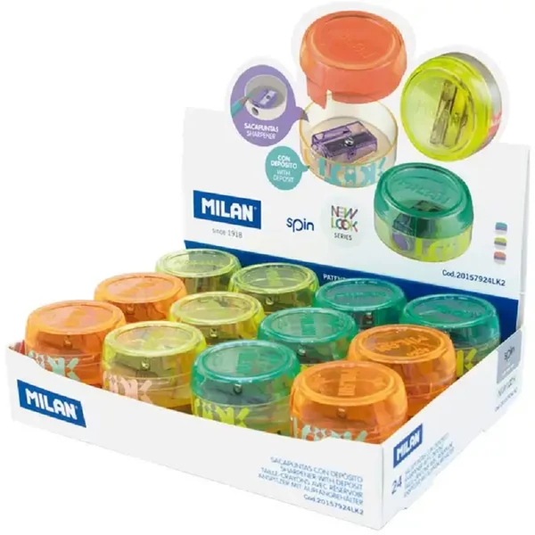 Milan egylyukú spin hegyező 20157924LK2