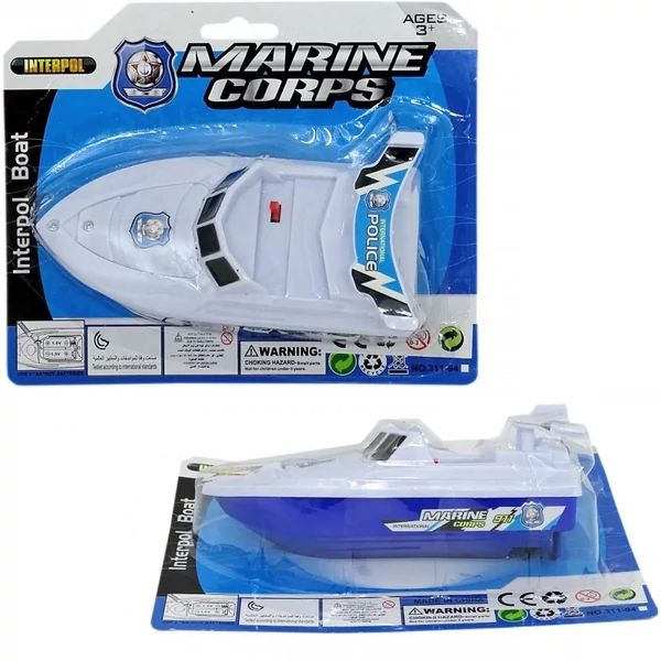 Játék elemes motorcsónak 82055