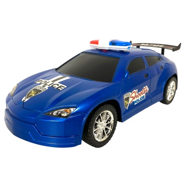 Játék lendkerekes rendőrautó kétféle színben JA3210