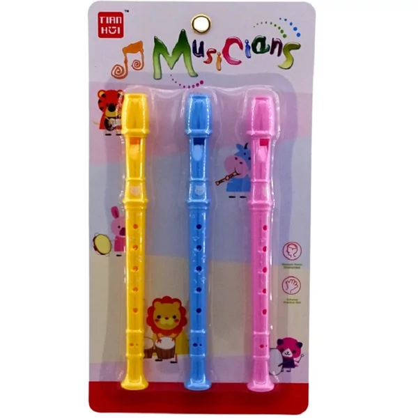 Játék furulya 3db-os kiszerelésben 82880