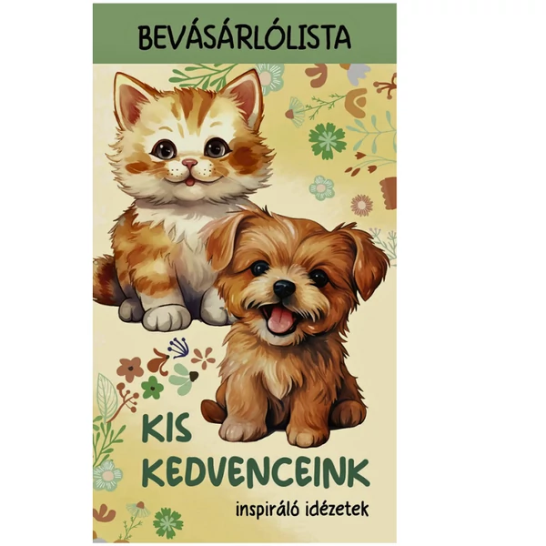 Bevásárlólista - kis kedvencek könyv