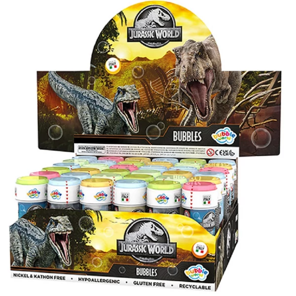 Jurassic world buborékfújó 60ml 05281