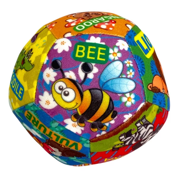 Mesés textil anyagú soft labda 15cm BB7870