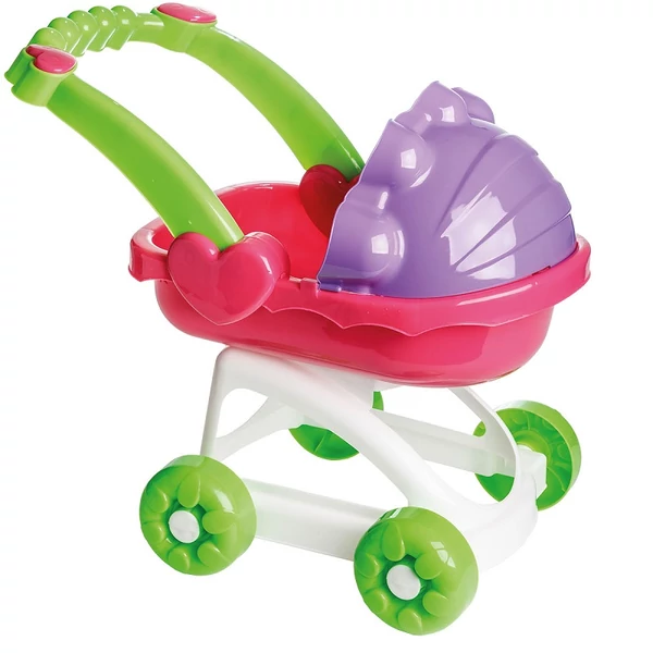 Játék babakocsi többféle színben 4603