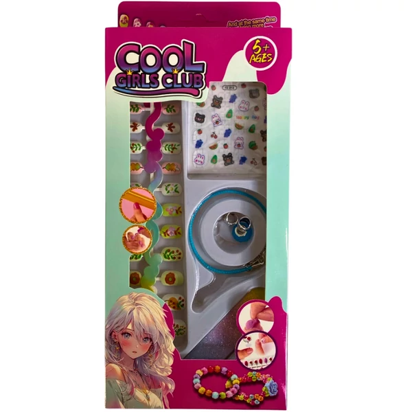 Körömdekor készlet kiegészítőkkel BZ4812