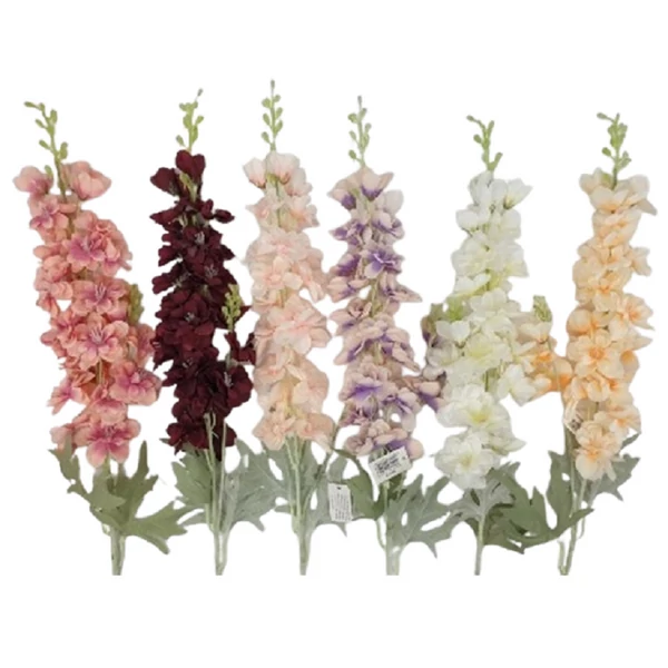 Szálas szarkaláb művirág 86cm többféle színben 20552