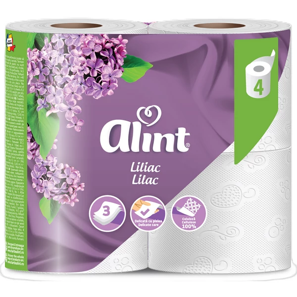 Alint lila akác toalettpapír 4tekercs 110lap 3rétegű