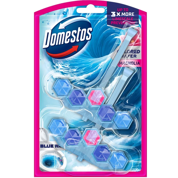 Domestos magnolia blue water wc-rúd 2x48g