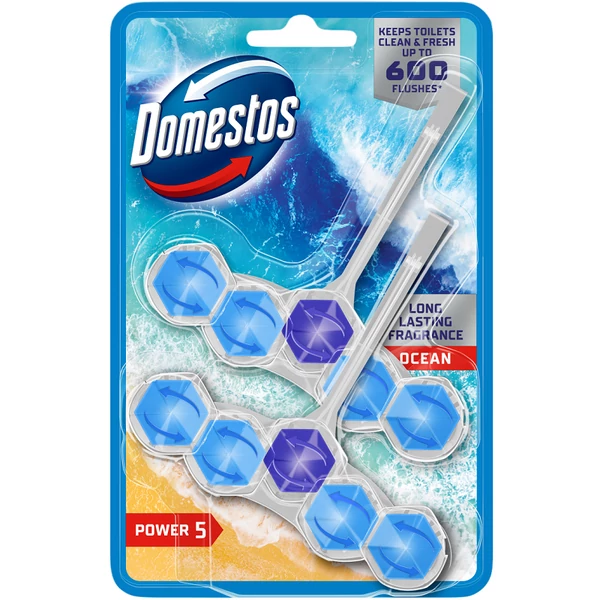 Domestos ocean power5 wc-rúd 2x50g