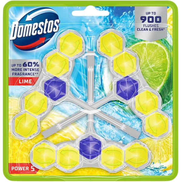 Domestos lime power5 wc-rúd 3x50g