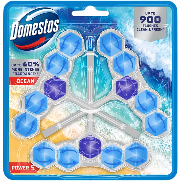 Domestos ocean power5 wc-rúd 3x50g