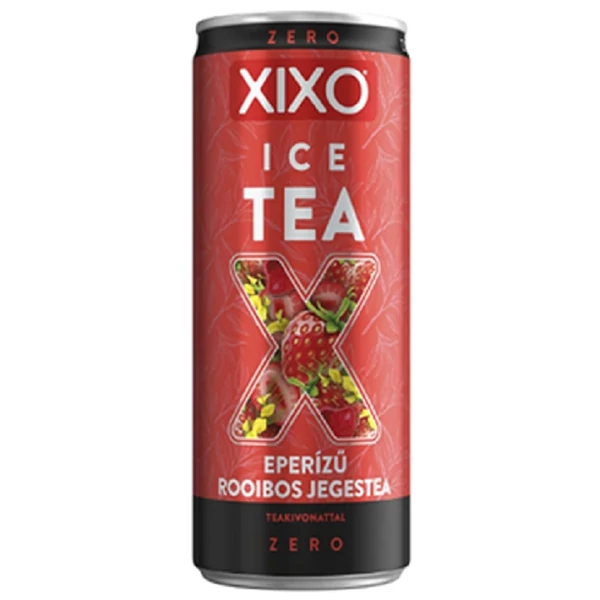 XIXO Zero jegestea Rooibos eper 0,25l - csak egyedi szállítással vagy személyes átvétellel