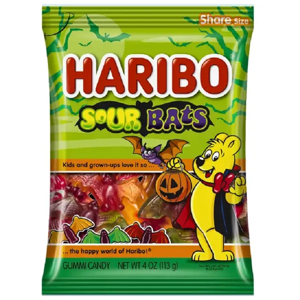 Haribo Sour bats 160g gumicukor