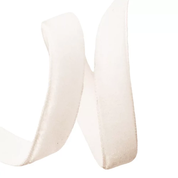 Eckrü színű bársony szalag 10mmX10M ZV10-03