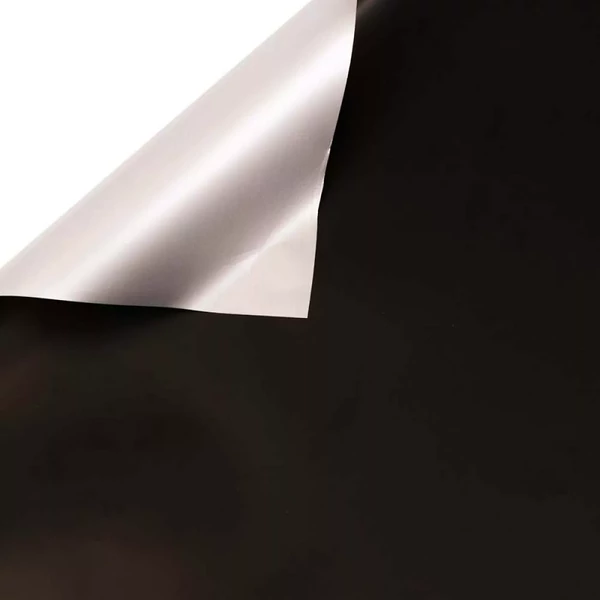 Fekete-ezüst csomagolófólia 58x58cm 20ív SQF58-96