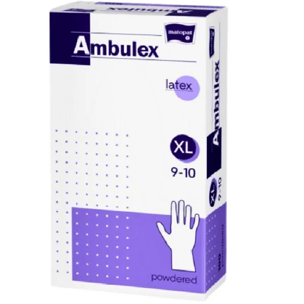 Ambulex púderes kesztyű XL méretben 100db-os kiszerelésben