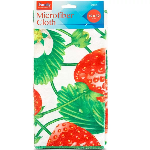 Family miroszálas törlőkendő többféle mintával 40x60cm 56005