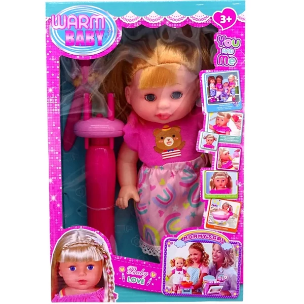 Játáék elemes baba szett többféle változatban 90648