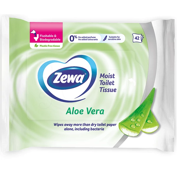 Zewa nedves aloe vera wc papír 42db-os kiszerelésben