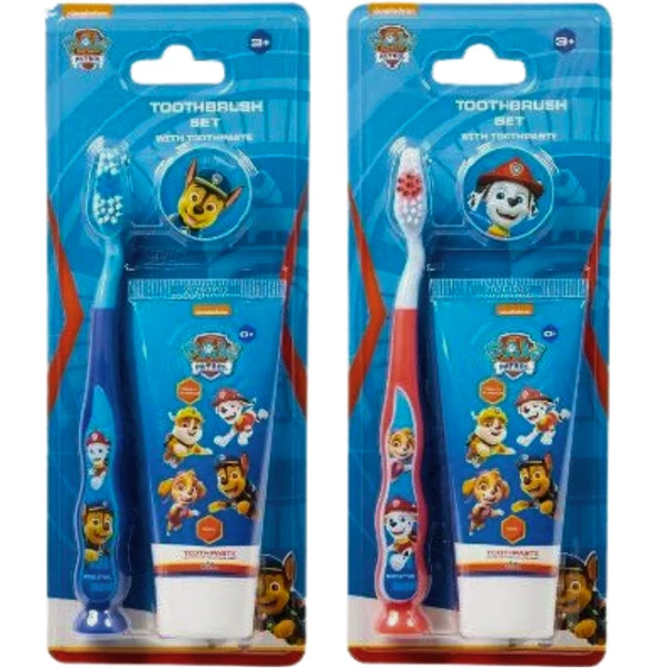 Mancs őrjárat gyermek fogkefe és fogkrém csomag