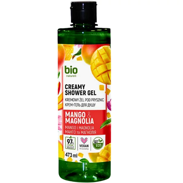 Bio naturell mangó és magnólia tusfürdő 473ml