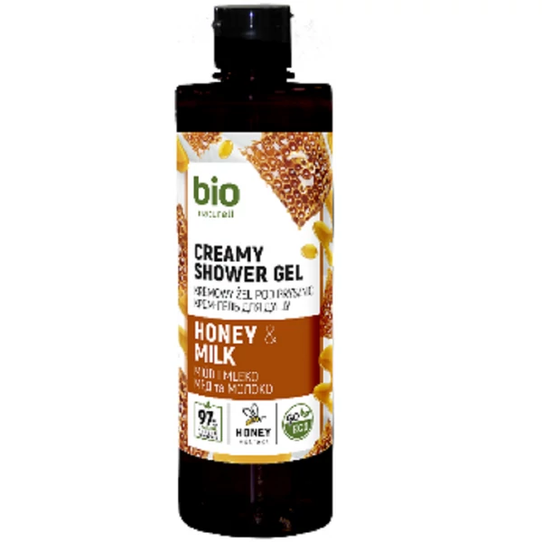 Bio naturell méz & tej tusfürdő 473ml