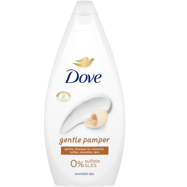 Dove gentle pamper krémtusfürdő 450ml