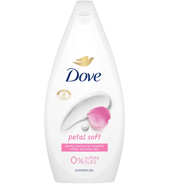 Dove petal soft krémtusfürdő 450ml