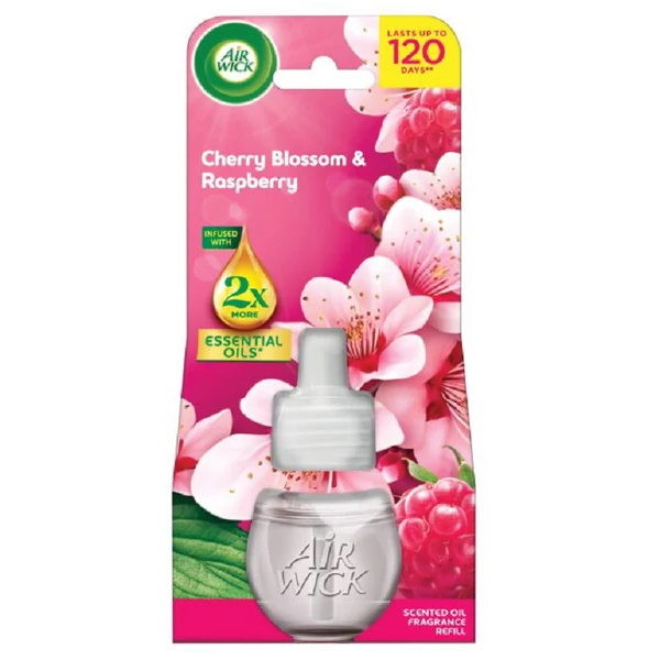 Air Wick Cseresznyevirág és Málna Utántöltő elektromos légfrissítő készülékhez 19ml