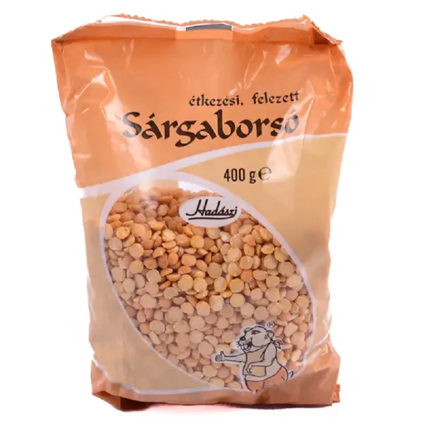 Hadászi felezett sárgaborsó 400g