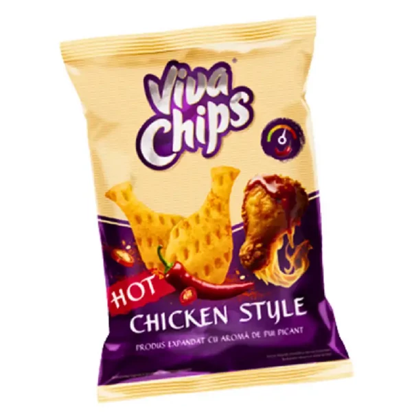 Viva Chips Chicken style csípős csirke ízű 50g