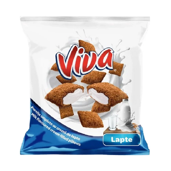 Viva töltött gabonapárnácska tejkrémes 200g