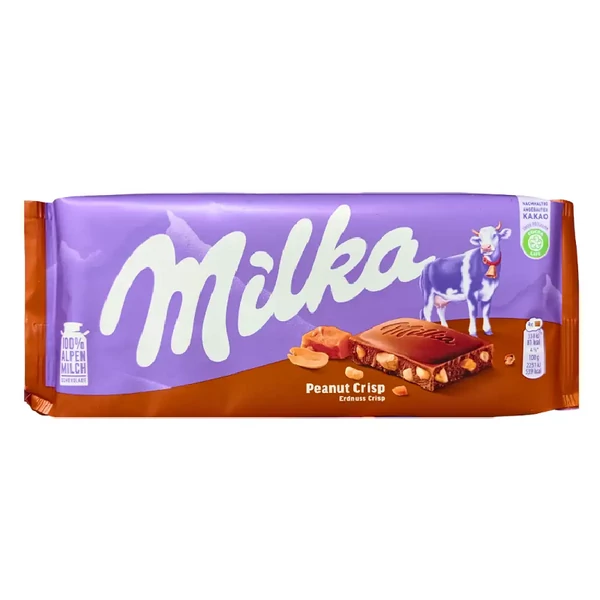 Milka Mogyoró-karamell-crispy 90g