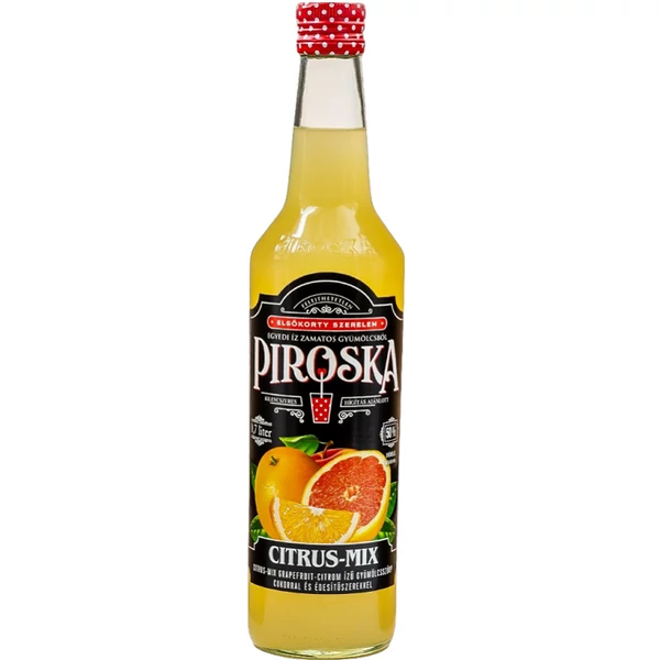 Piroska citrus-mix grapefruit-citrom ízű gyümölcsszörp 0,7L