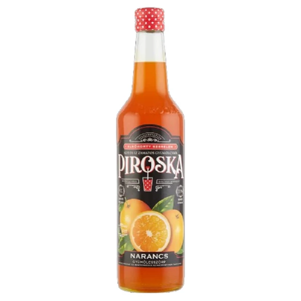 Piroska Classic narancs gyümölcsszörp 0,7L