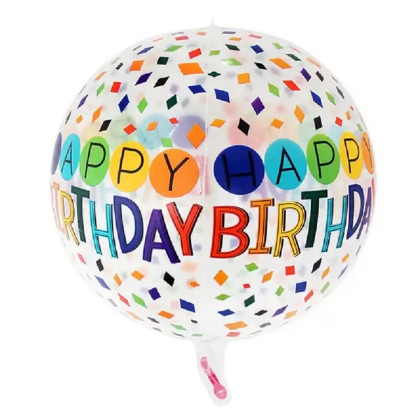 Happy birthday feliratos party lufi 55cm