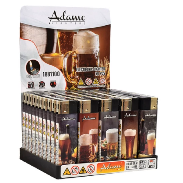 Adamo sörös öngyújtó 50db-os kiszerelésben 1881100