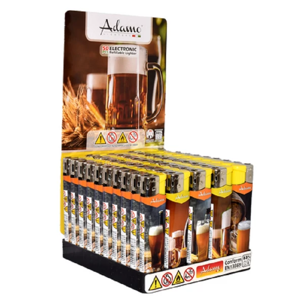 Adamo skinny sörös öngyújtó 50db-os kiszerelésben 189317