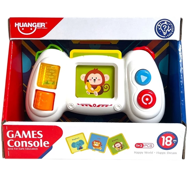 Elemes bébijáték kétoldalas kártyával BB0554