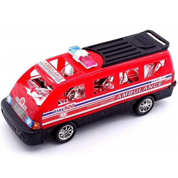 Játék mentő, rendőr mikrobusz többféle színben 47852