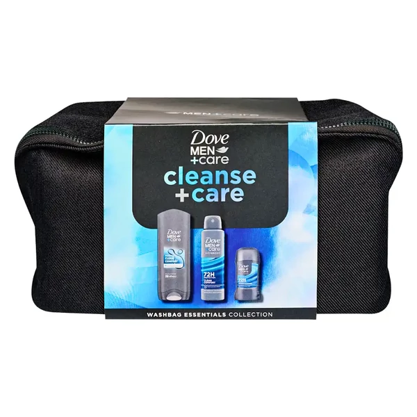 Dove MEN+CARE Férfi ajándékcsomag, Cleanse + care, neszesszer