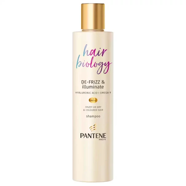 Pantene Hair Biology De-frizz & Illuminate sampon 250ml