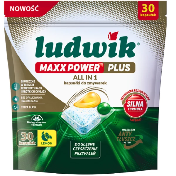 Ludwik maxx power plus classic mosogattógép tabletta 30db-os kiszerelésben